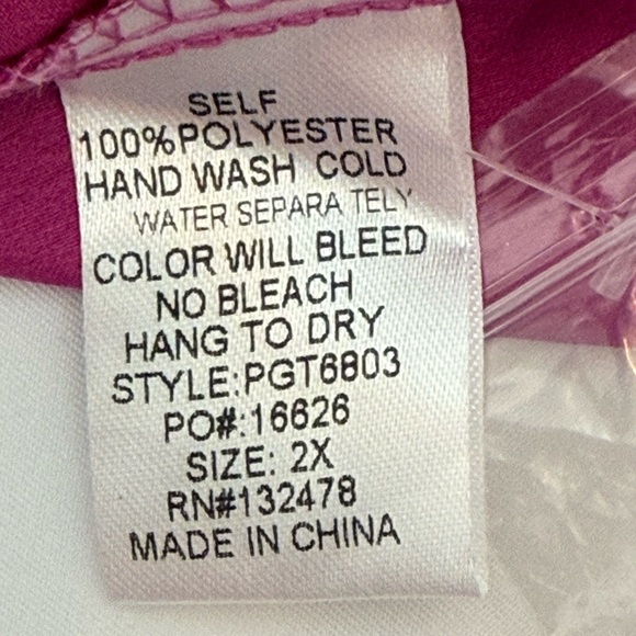 Impressions Vibrant Pink Blouse - Picture 8 of 8